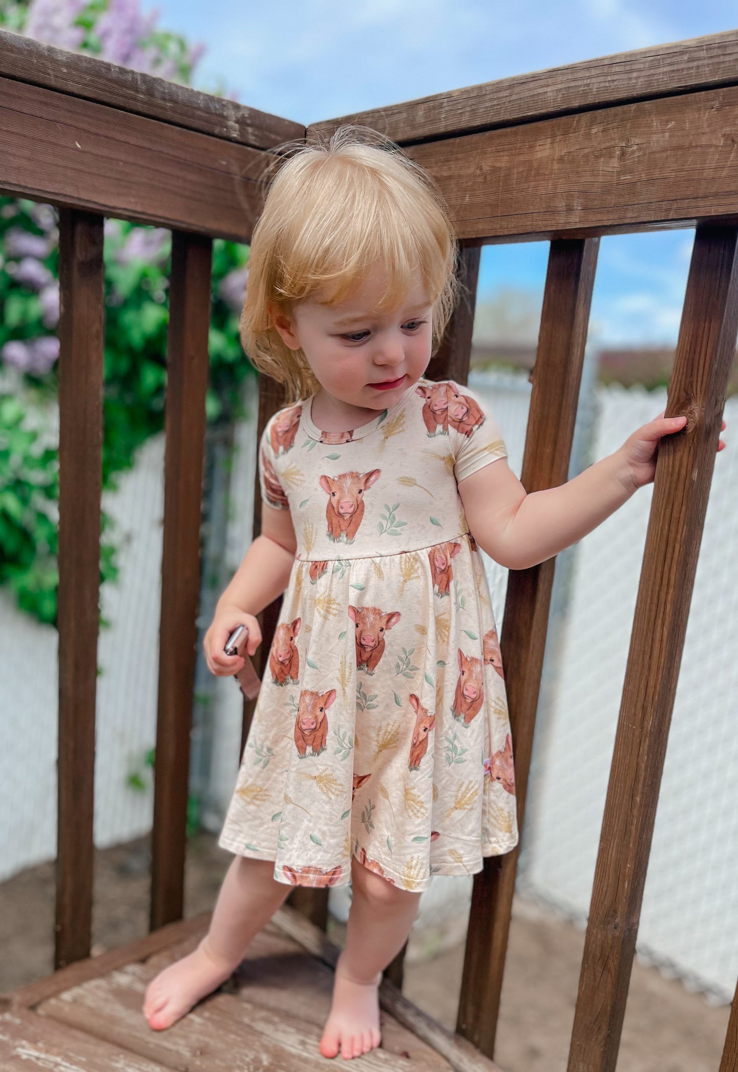 Moo To The Herd - Twirl Dress