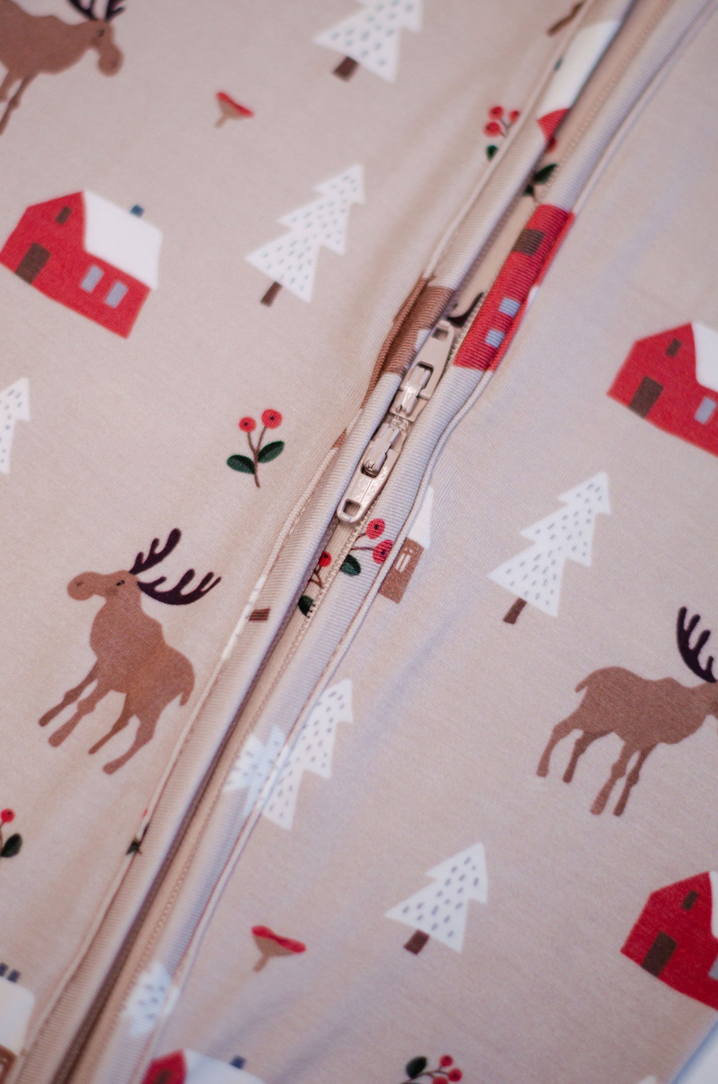 Merry Moose-mas - Convertible Footie