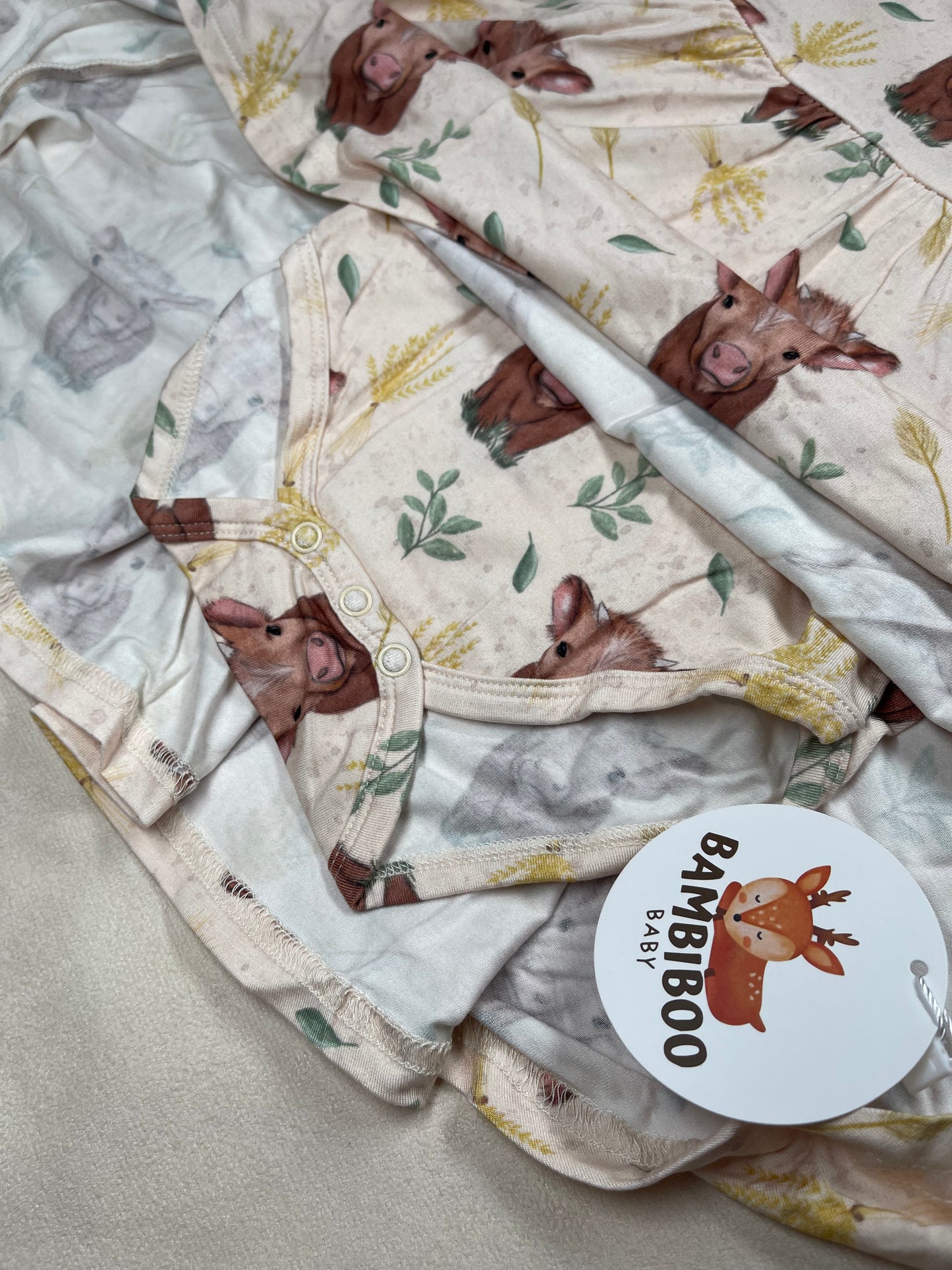 Moo To The Herd - Twirl Dress