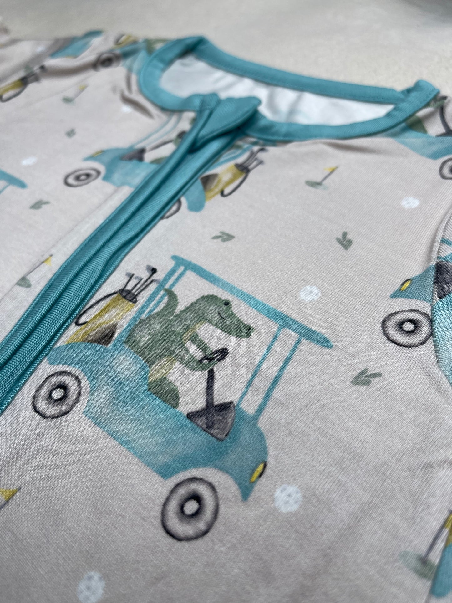 Golfin’ Gator - Shortie Romper