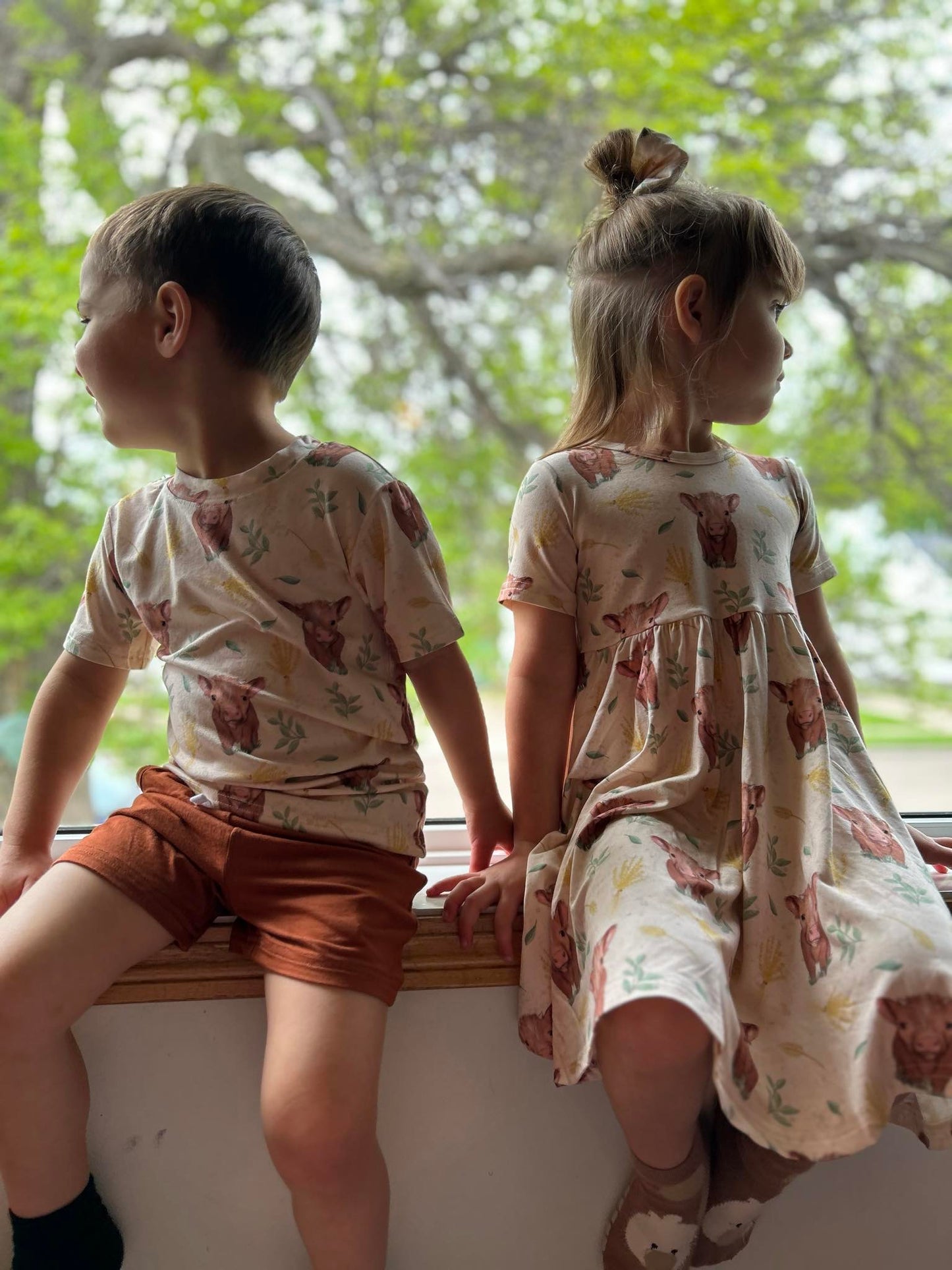 Moo To The Herd - Twirl Dress