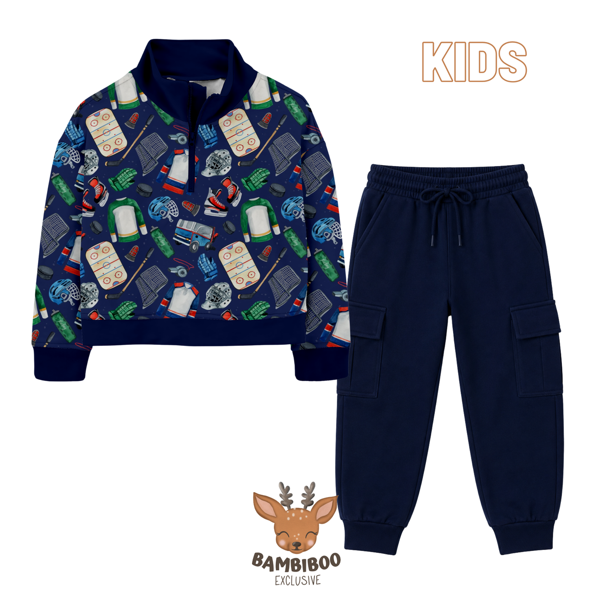 Slapshot - 3/4 Zip Sweater & Cargo Set PREORDER