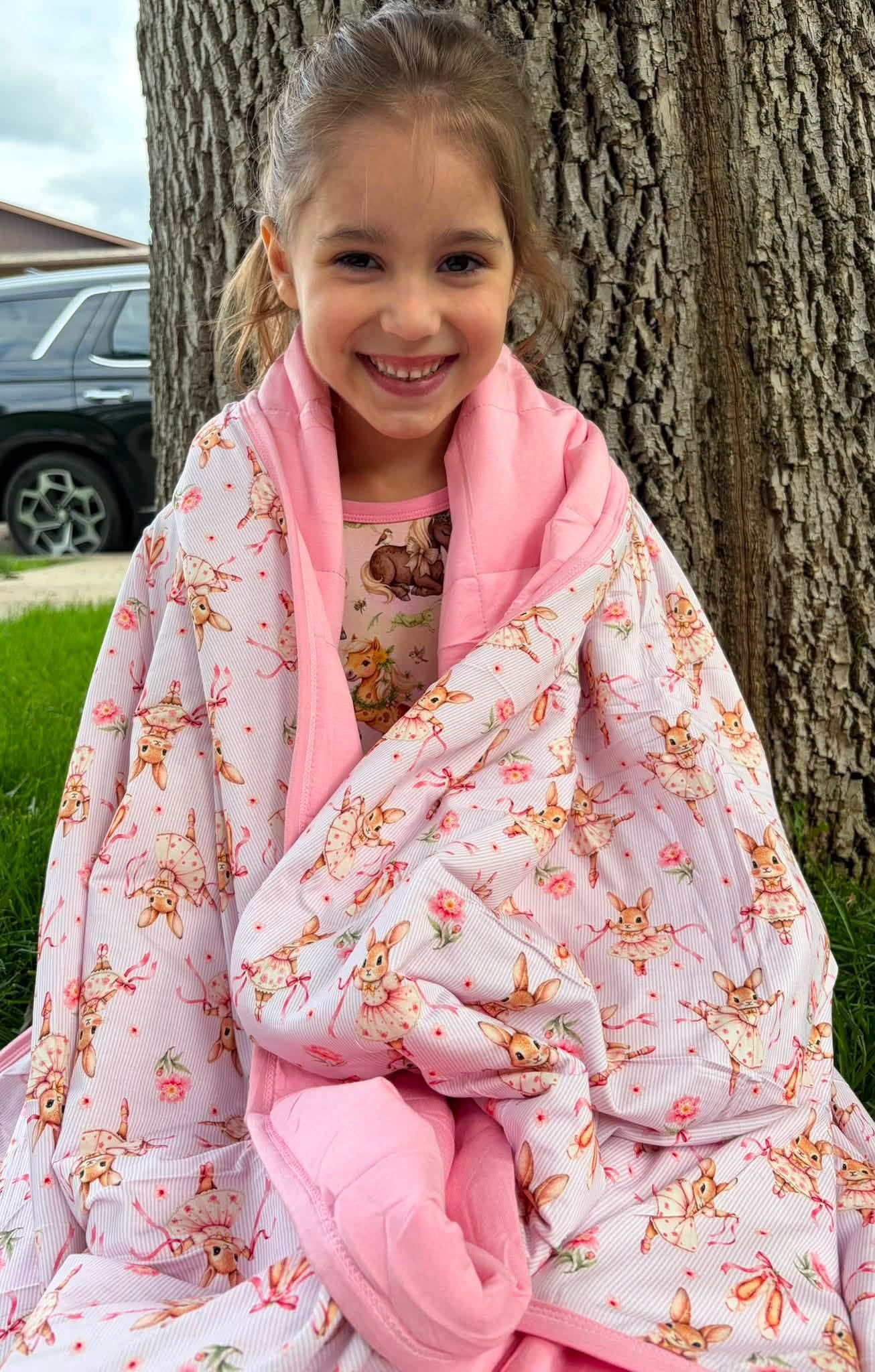 Rosie Rabbit Ballet - Youth Blanket