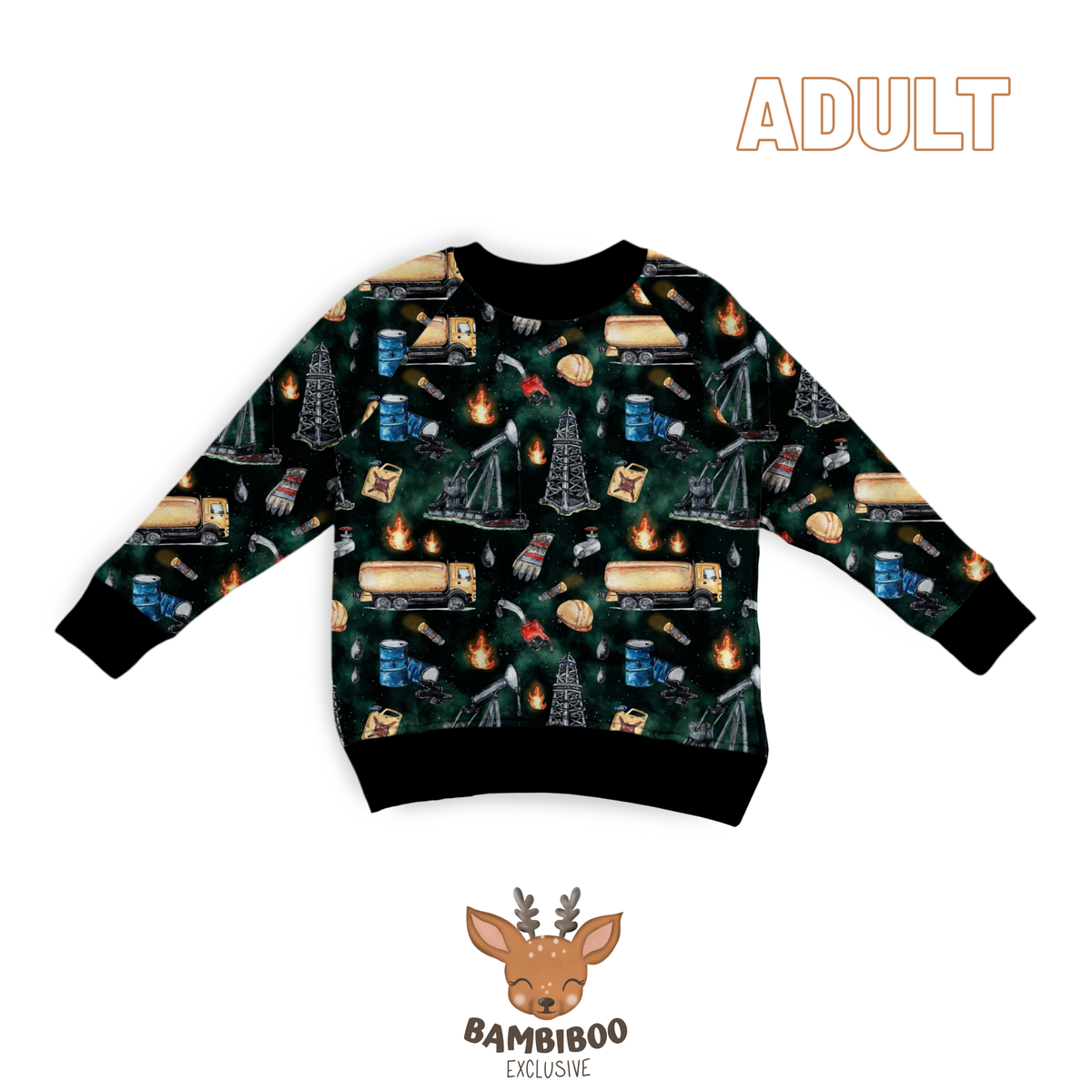 Rigged Up  - Adult Sweater PREORDER