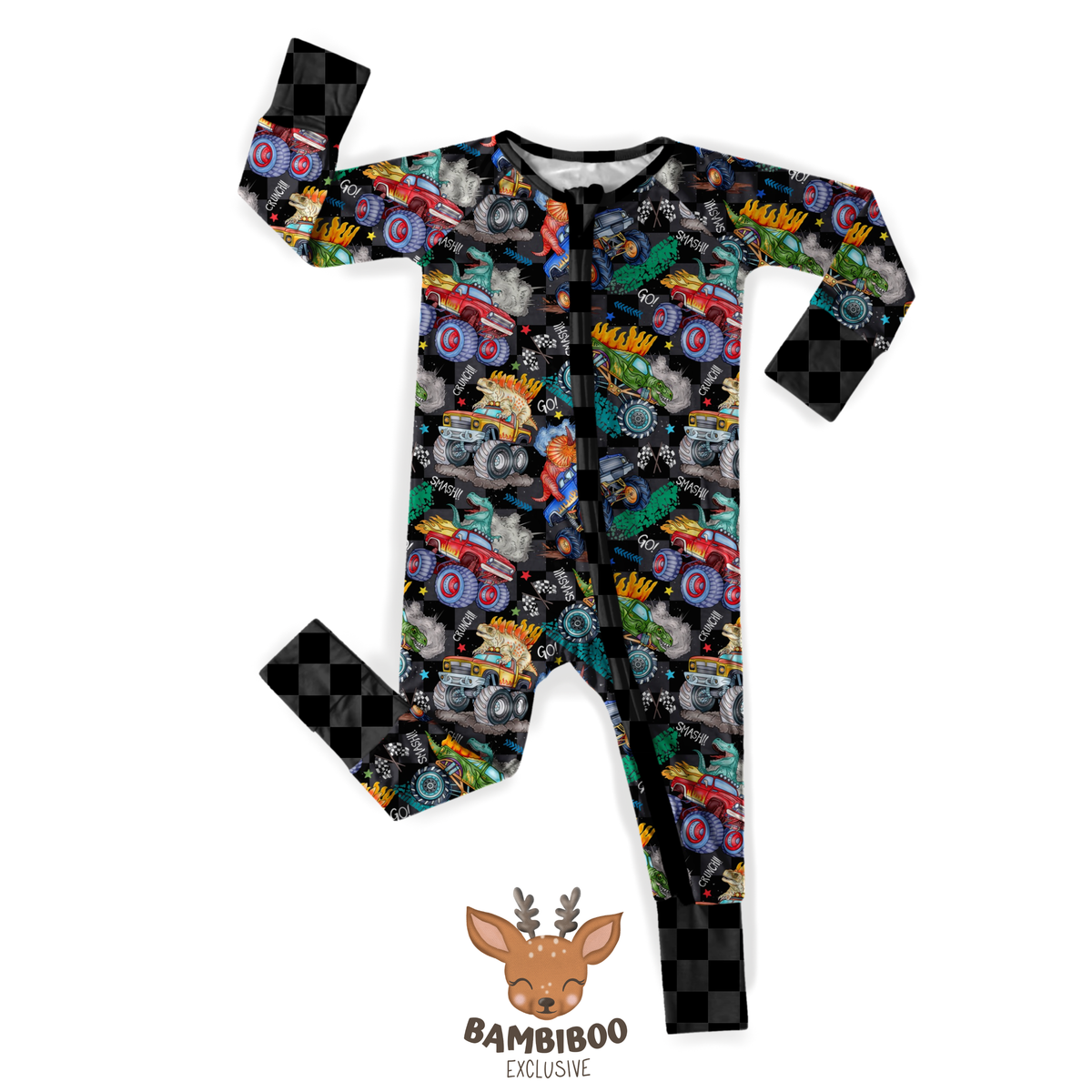 Dino Smash - Convertible Footie PREORDER