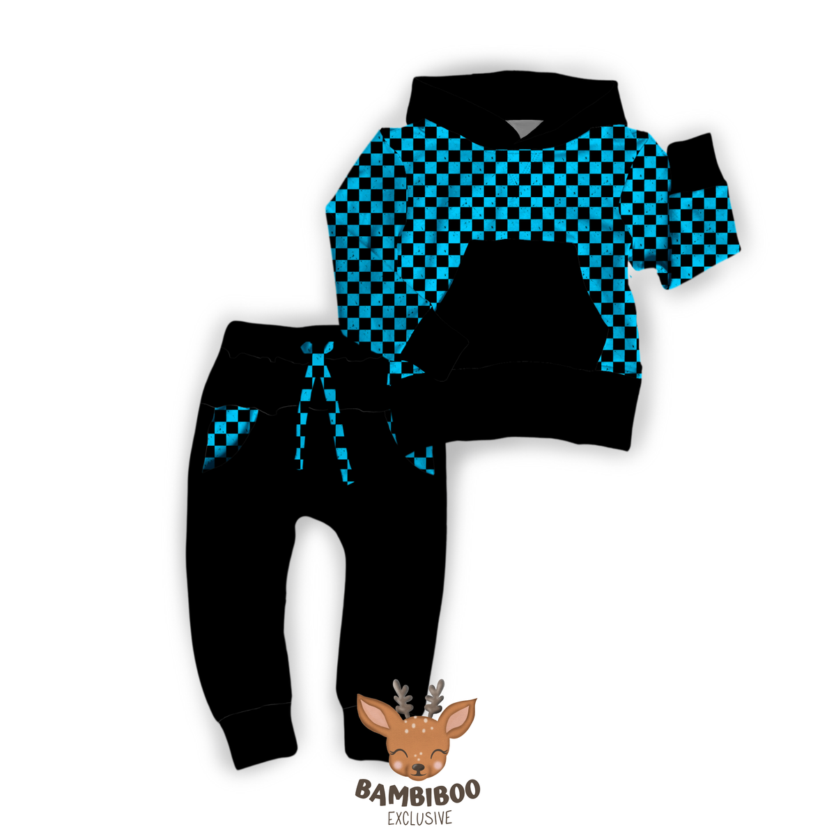 Neon Check - Hoodie & Jogger Set PREORDER