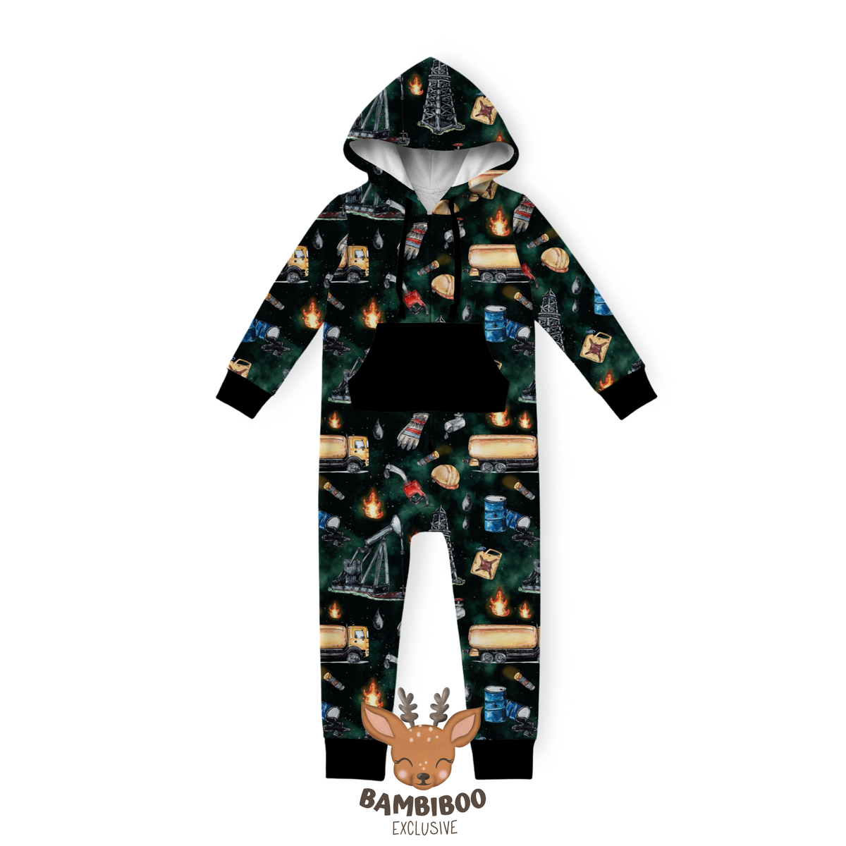 Rigged Up - Hooded Romper PREORDER