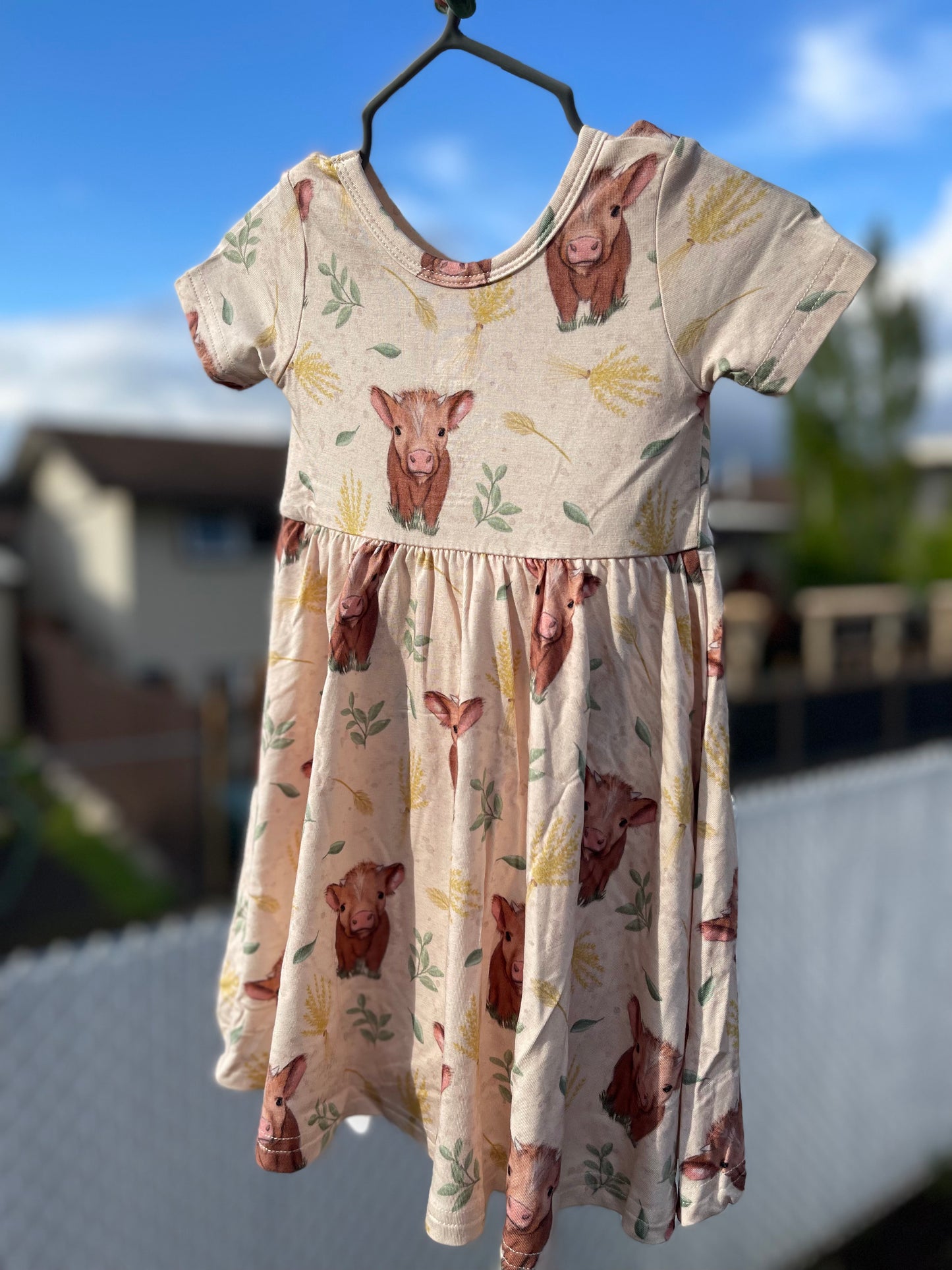 Moo To The Herd - Twirl Dress
