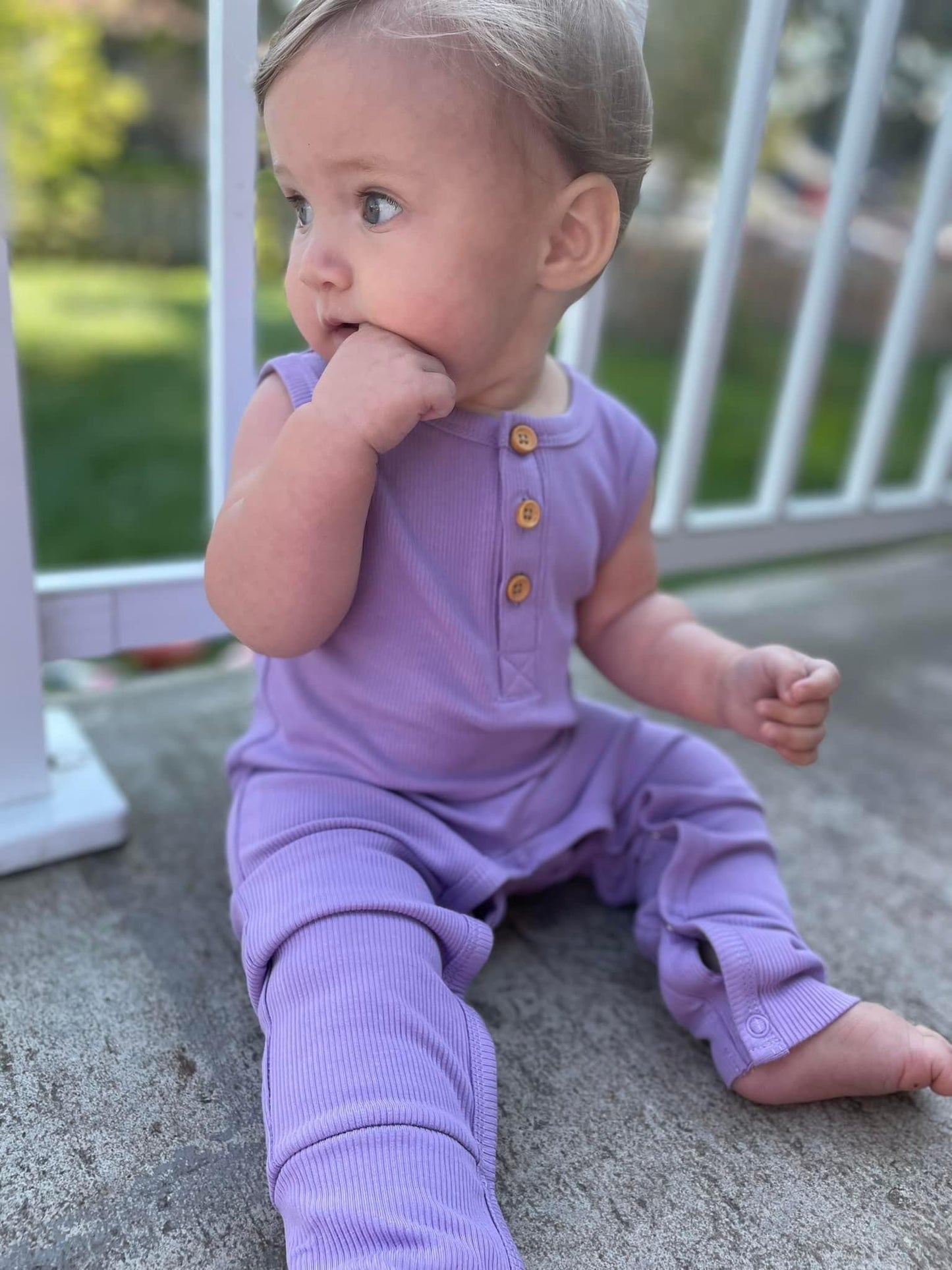 Lavender Romper