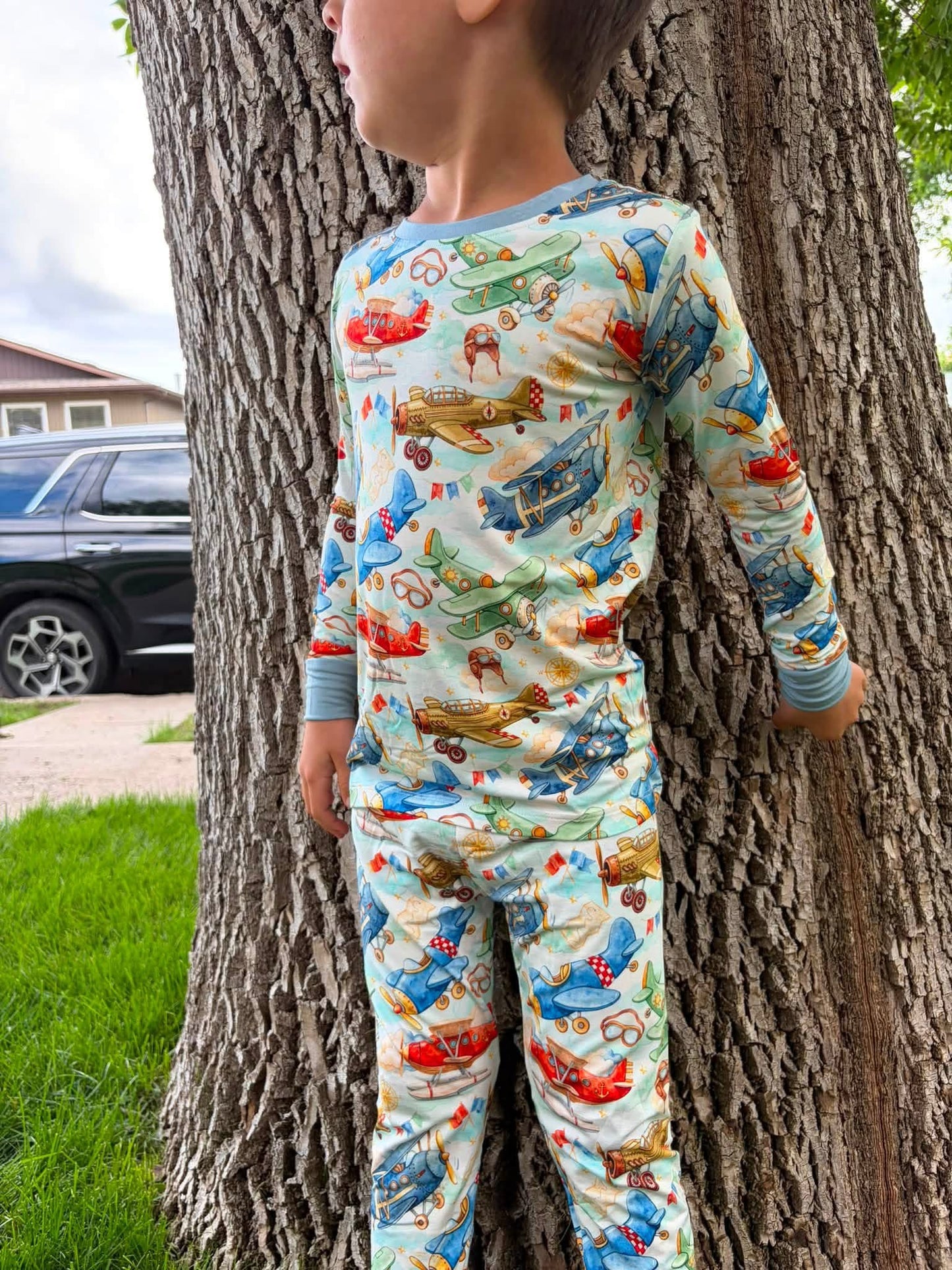 Vintage Planes - 2 Piece Kids Set