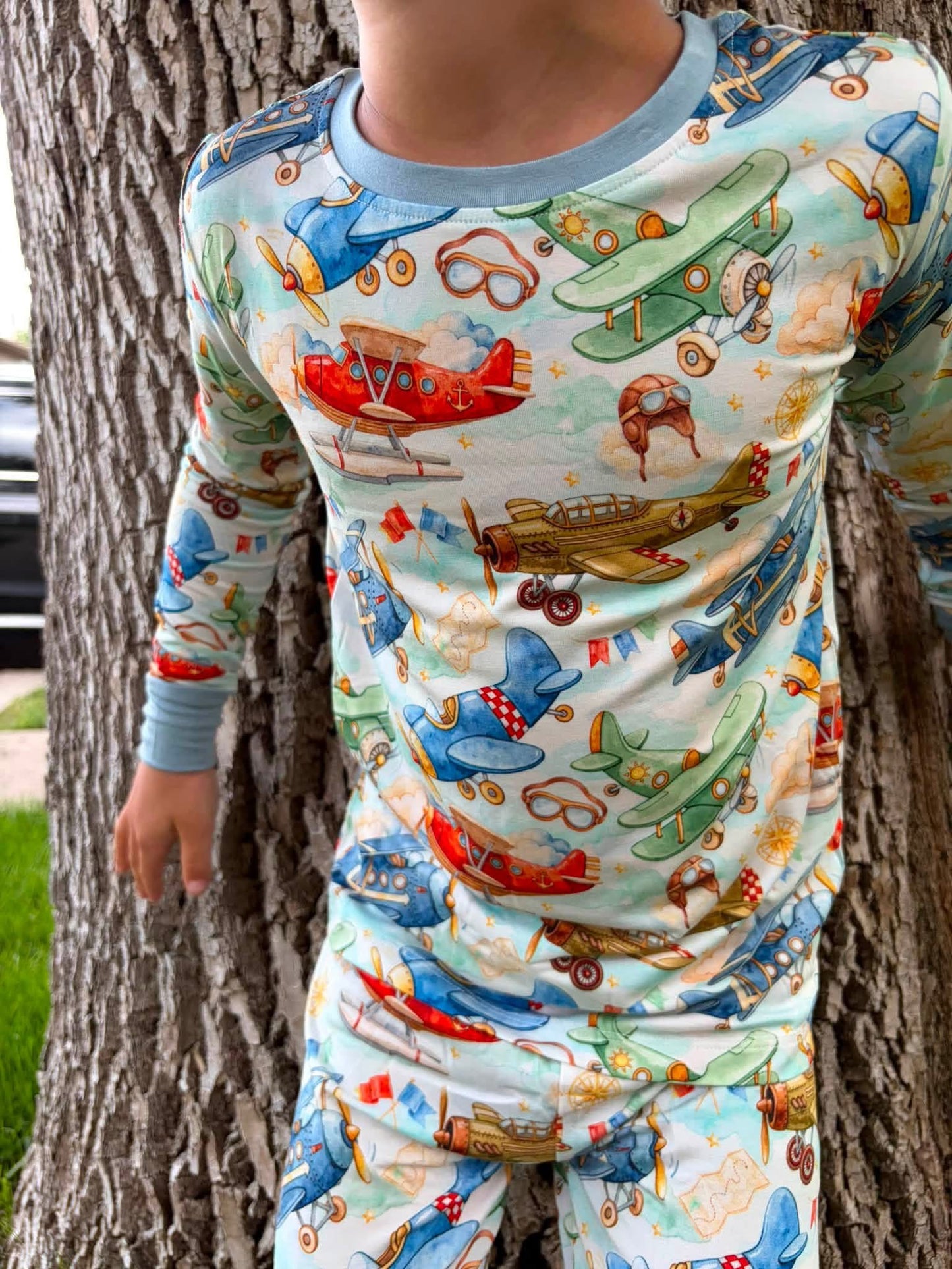 Vintage Planes - 2 Piece Kids Set