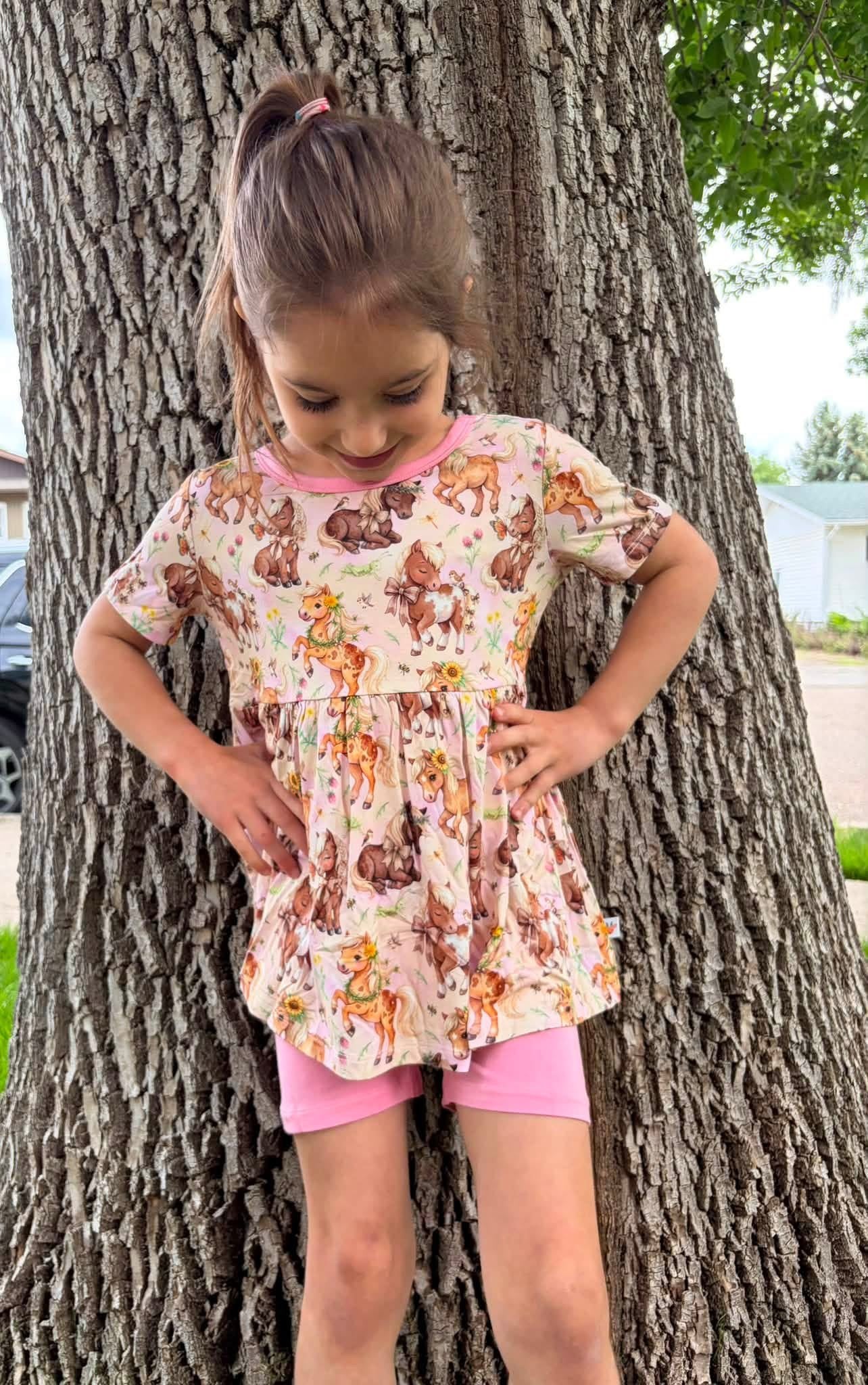 Petal Ponies - Peplum Set