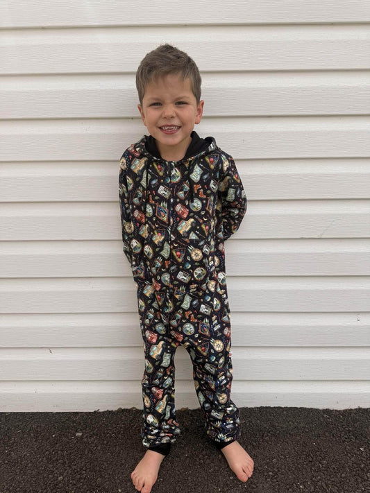 Cozy Camper - Hooded Romper