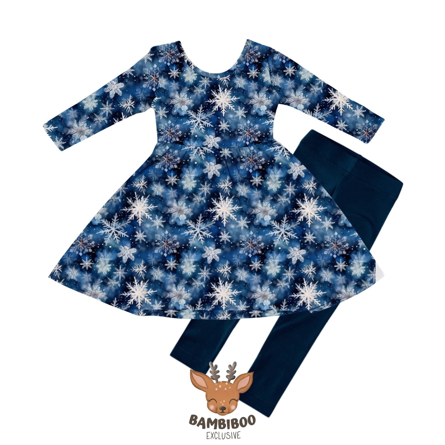 Let It Snow - Twirl Dress & Leggings PREORDER