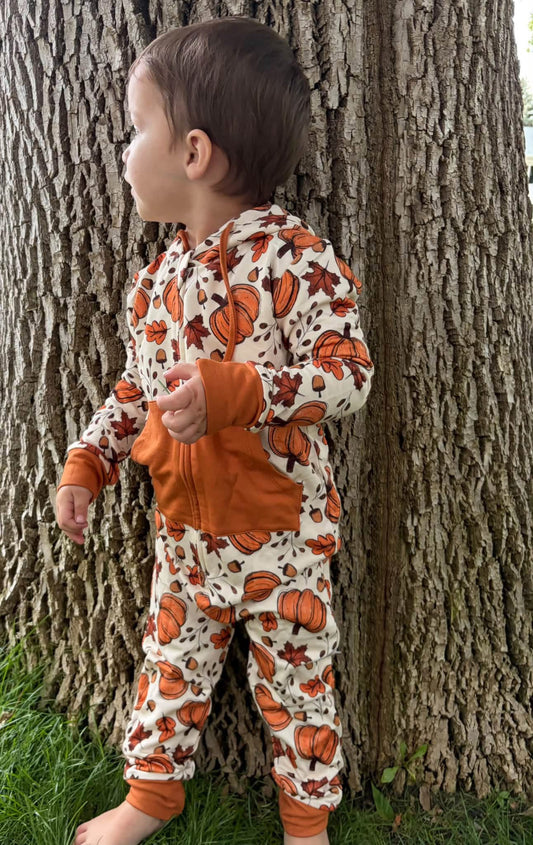 FALL’N for you - Hooded Romper