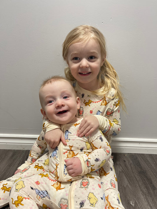 Hunny Hearts - Convertible Footie