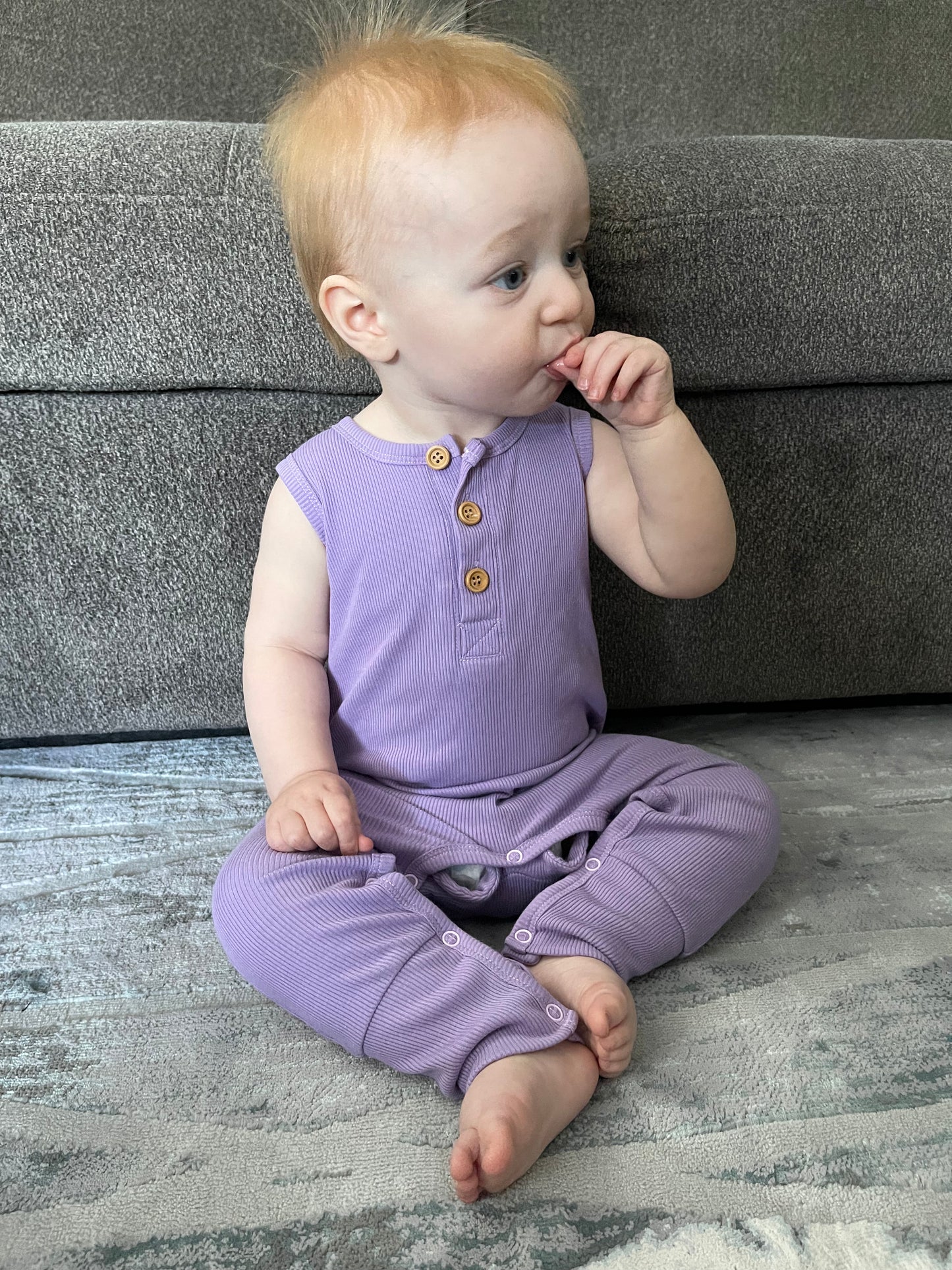 Lavender Romper